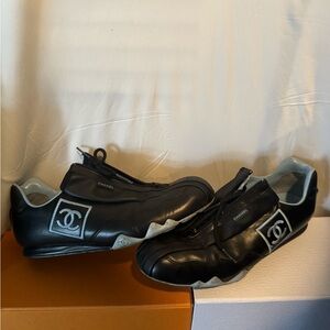 Vintage CHANEL  Black and Blue Sneaker